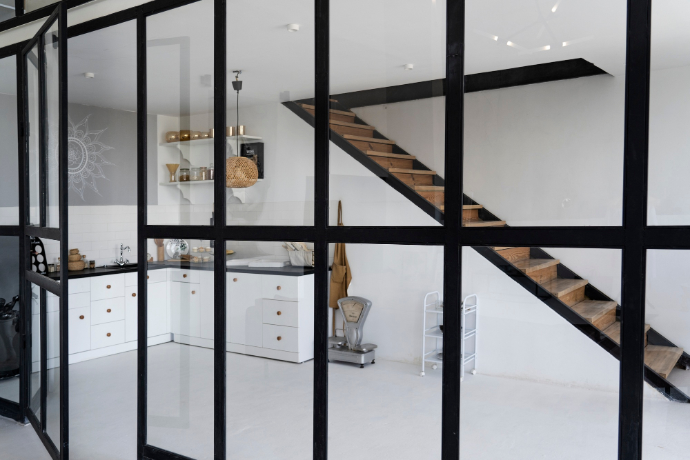 grand salon tons marrons et beige